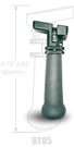 Accu-Shot Precision Monopod - Mid-Range Locking (BT05) with Quick Knob Option
