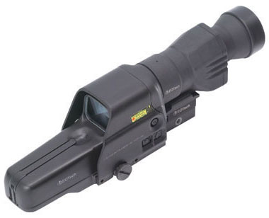 EOTech 557.4XFXD - (HWS) Red Dot Sight with 4x magnifier /fixed base and quick detach