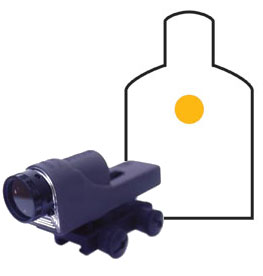 Trijicon Reflex Sight 4.0 MOA Amber Dot with Flattop Mount