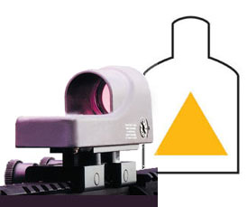 Trijicon Reflex Sight RX06-14-12.9 MOA with Flattop Mount