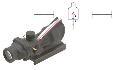 Trijicon ACOG 4x32 Scope with BAC USMC Rifle Combat Optic for A4