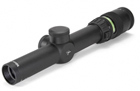 Trijicon AccuPoint TR24G: 1-4x24 30mm Riflescope with BAC, Green Triangle Reticle