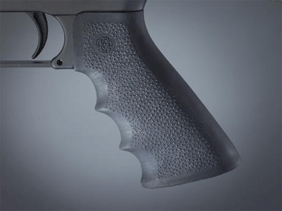 Hogue AR-15/M-16 Black Rubber Grip with Finger Grooves