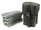 Range Pack - 4 Ronan 30 Round AR-15 Magazines + Dump Bag with Molly Starps