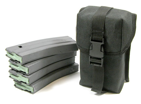 Range Pack - 4 Ronan 30 Round AR-15 Magazines + Dump Bag with Molly Starps