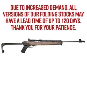 B-TM Folding Stock for the RUGER® 10/22®